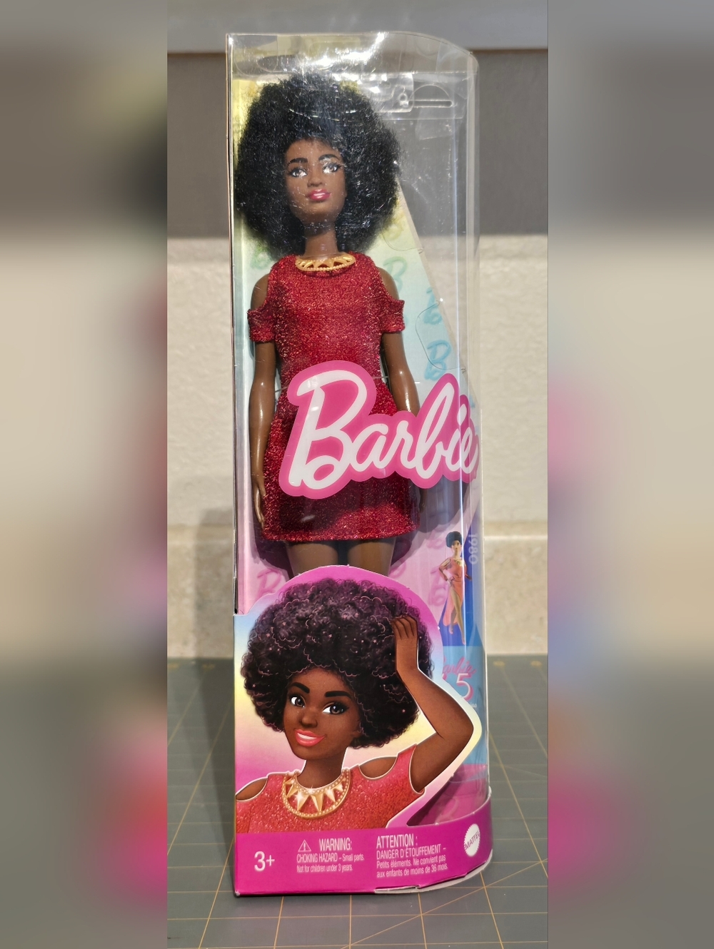 Barbie Doll in Sparkling Red Dress